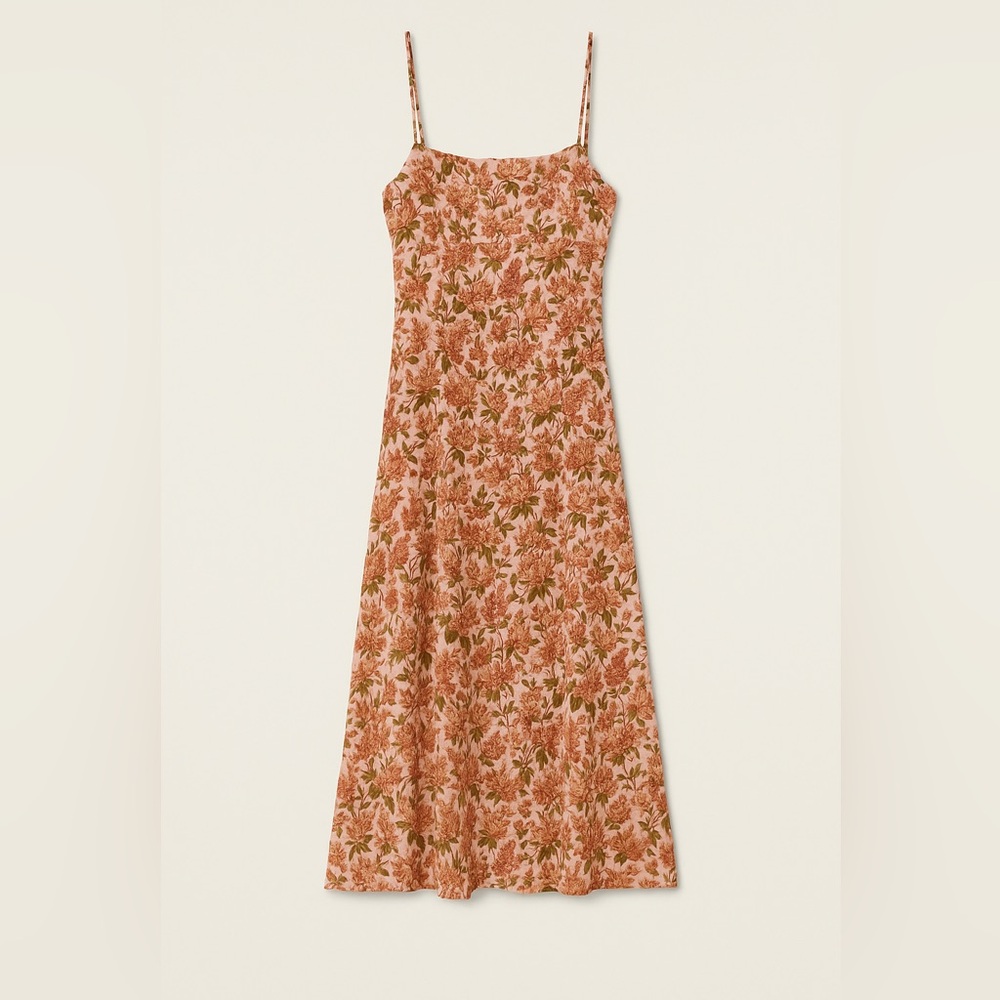Sunday Best Floral Maxi Dress - Pink and Brown